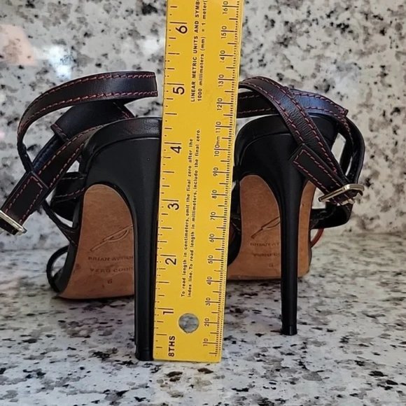 Brian Atwood fringe heels - Picture 2 of 10